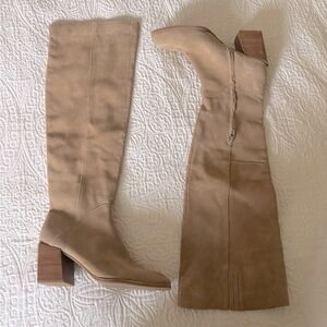NWOT Treasure & Bond Dylan Knee High Suede Square Toe Boot